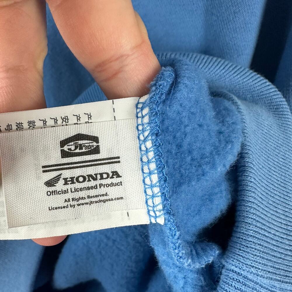 Hollister Mens Honda Racing Hoodie Size M Graphic Baggy Streetwear Skater Urban - Picture 6 of 11